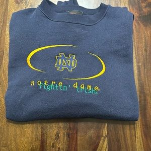 Notre dame vintage crewneck